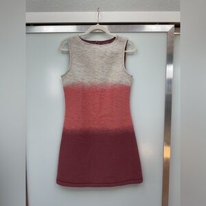 Hoss Wool Chic Gray and Pink Ombré Mini Dress Size Small